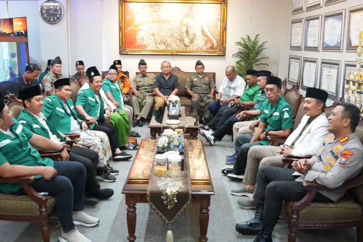 Polresta Sidoarjo Terima Silaturahmi GP Ansor Perkuat Sinergi Jaga Kamtibmas