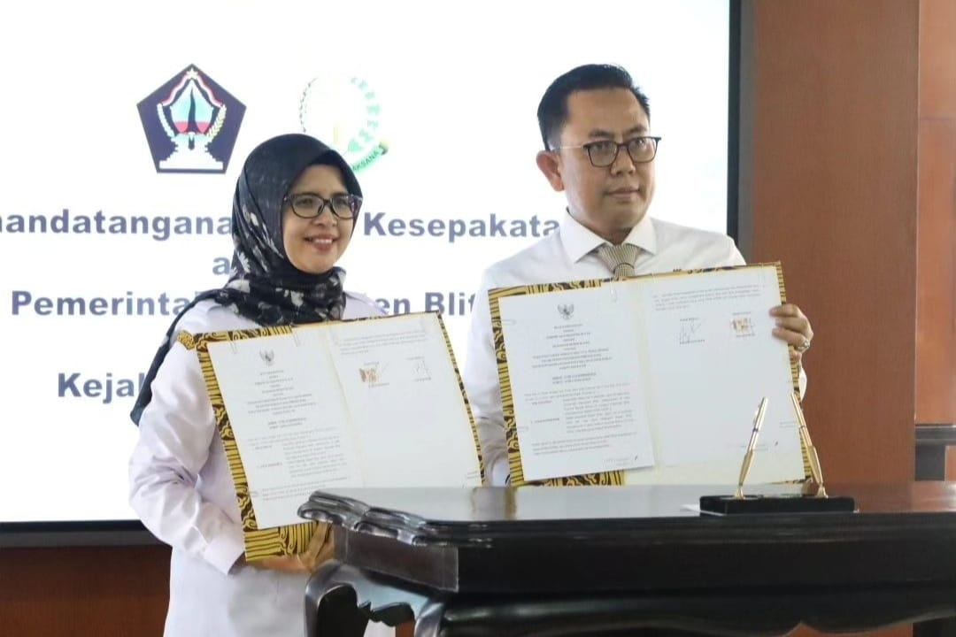 Pemkab Blitar Bersama Kejari Tandatangani Nota Kesepakatan Penguatan Fungsi Perdata dan TUN