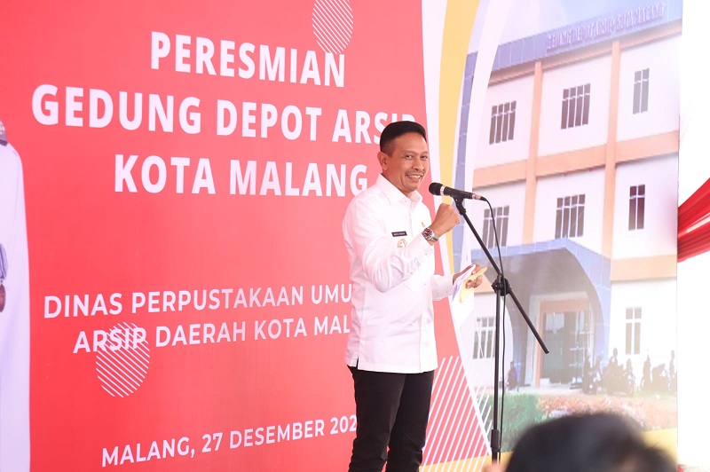  Tingkatkan Kualitas Penyimpanan Arsip, Pj Walikota Wahyu Resmikan Depot Arsip