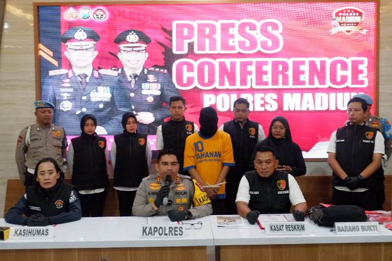 Polres Madiun Tetapkan Sejoli Tersangka Pembuang Bayi