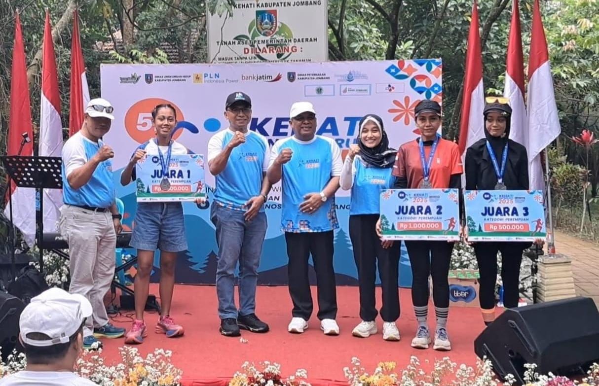 PLN Indonesia Power UBP Grati Dukung Penuh Kehati Fun Trail Run di Jombang   