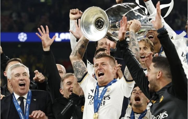 Angkat Piala Liga Champions 6 Kali Toni Kroos Pensiun dengan Gaya