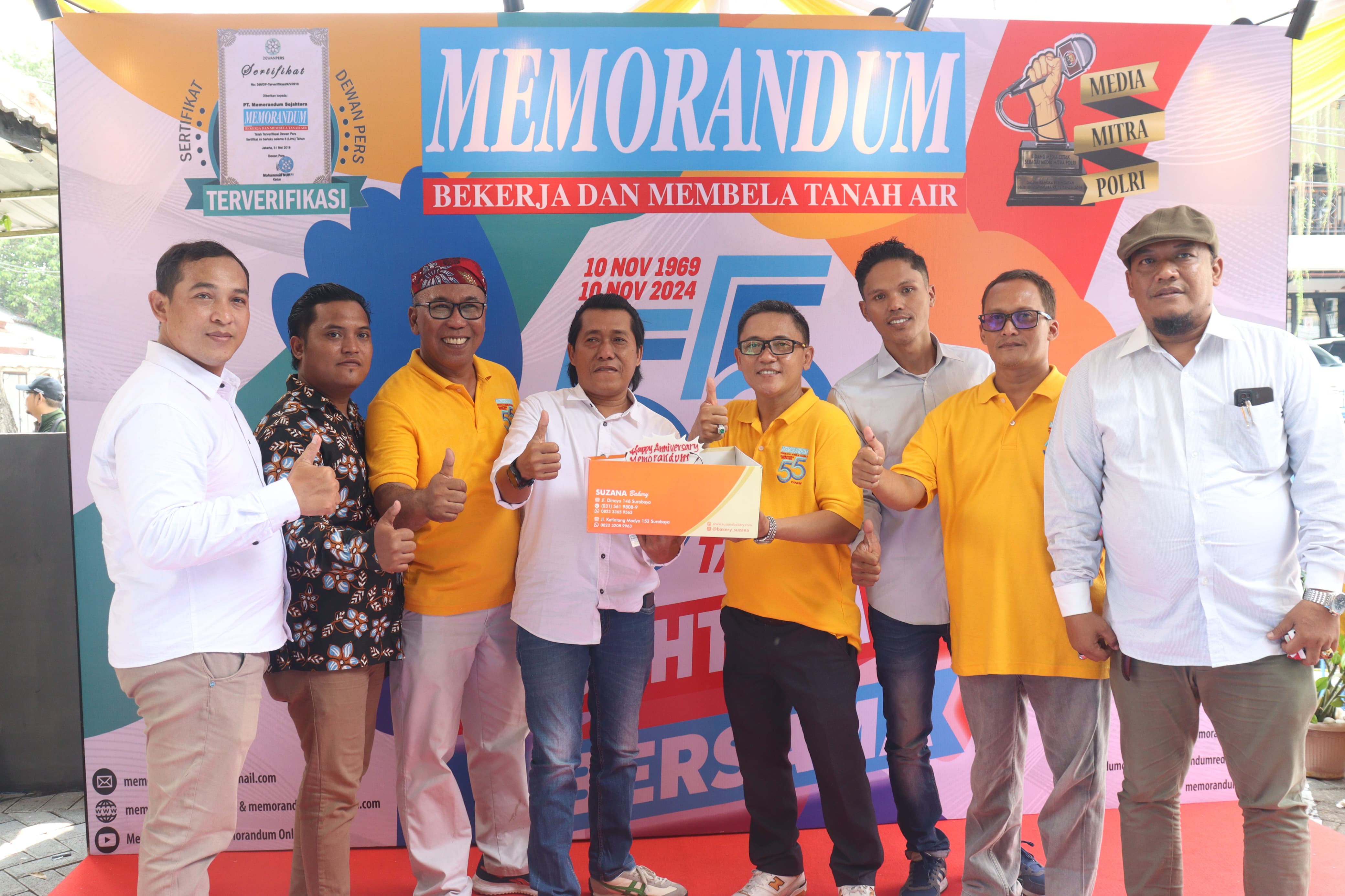 HUT Ke-55, SKH Memorandum Ikut Mengedukasi Warga Jatim