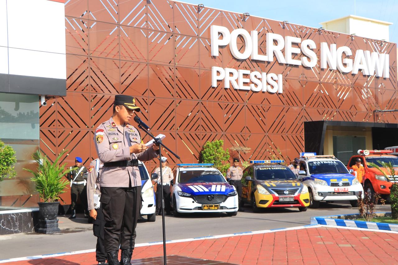Polres Ngawi Gelar Apel Operasi Keselamatan Semeru 2026 