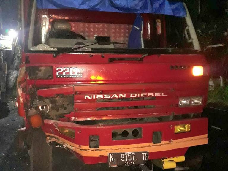 Truk Fuso Picu Kecelakaan Beruntun di Wonorejo Pasuruan, Satu Pengendara Tewas