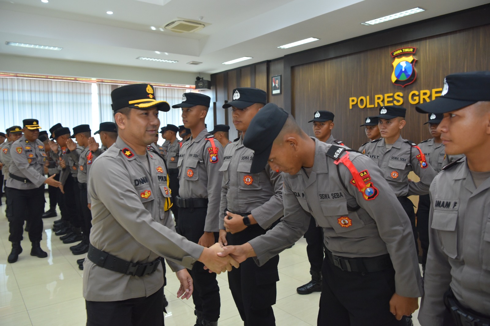 Polres Gresik Sukseskan Pelatihan Bintara Polri