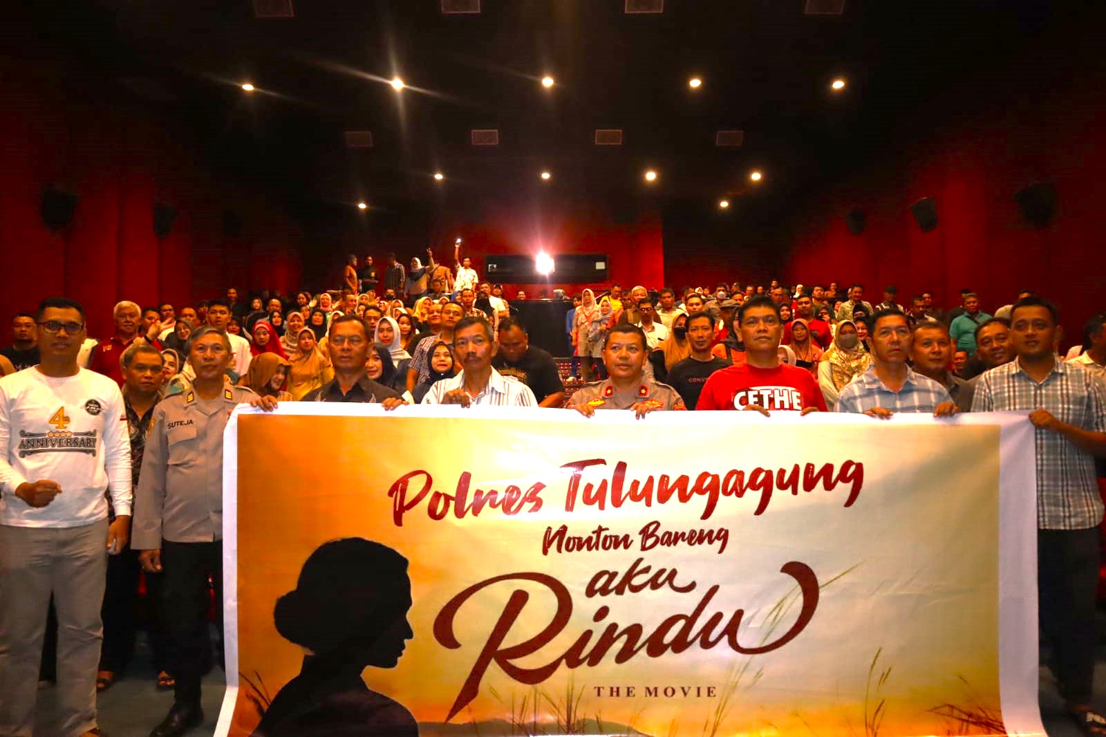 Kapolres Tulungagung Ajak Anggota beserta Keluarga Nobar Film Aku Rindu