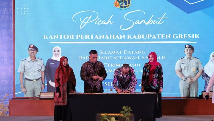 Kepala Kantah ATR/BPN Gresik Berganti, Kini Dipimpin Rafif Setiawan