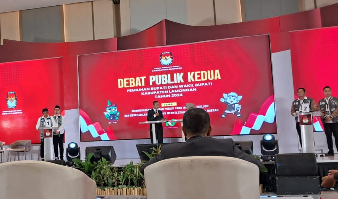 Debat Publik Kedua, Paslon BAGUS Sebut Infrastruktur Jalan Jadi Persoalan Utama