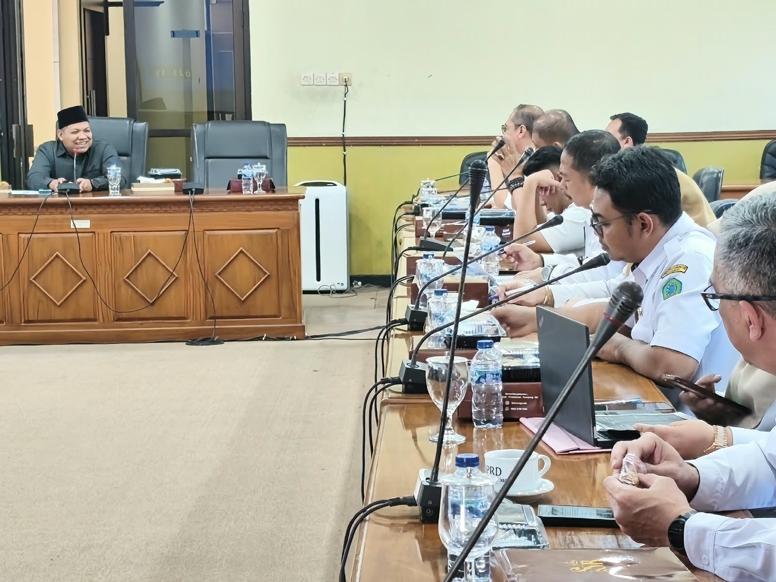 Jaringan Provider Semrawut, Komisi A DPRD Sidoarjo Hearing dengan OPD