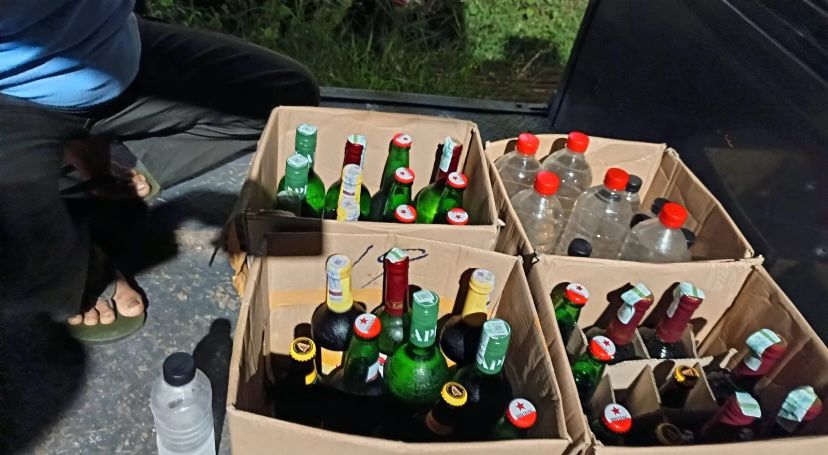 Jelang Ramadan, Polsek Ujungpangkah Berantas Peredaran Miras