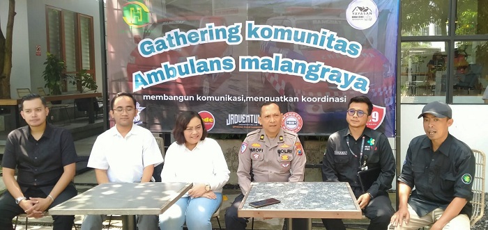 Polisi Sinergi Relawan, Tangani Pasien Kegawatdaruratan 