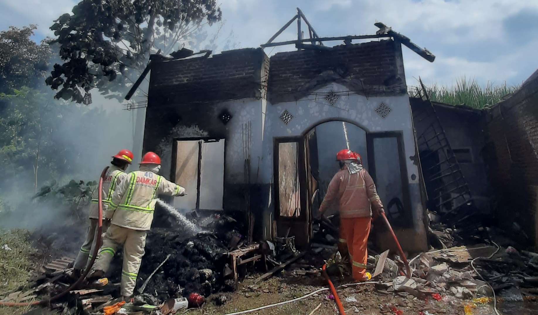 Rumah di Malang Terbakar, Pemilik Rugi Rp 150 Juta