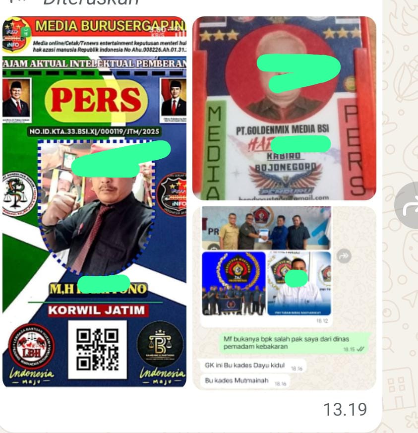 Bikin Geram! Oknum Wartawan Ngaku-ngaku Anggota PWI Diduga Minta Bantuan ke Beberapa Kades