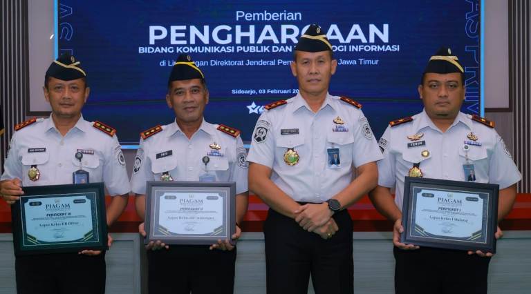 Lapas Kelas I Malang Juara Umum UPT Pemasyarakatan Se-Jawa Timur