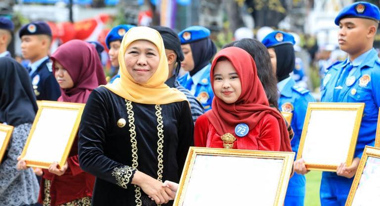 Gubernur Khofifah Sampaikan Pemprov Jatim Siapkan Paket Kebijakan Pendidikan Rp 126,236 Miliar