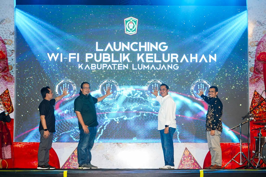Wabup Lumajang Resmikan Peluncuran Wi-Fi Publik Kelurahan