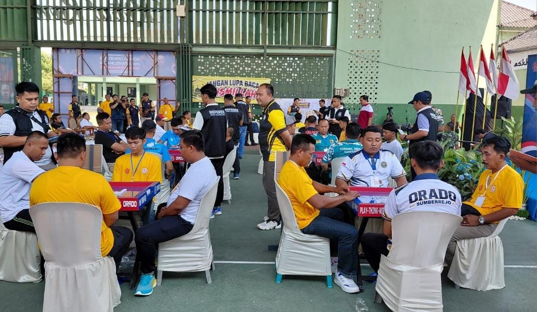 Meriahkan HUT Ke-81 TNI, Kodim Bojonegoro bersama ORADO Gelar Turnamen Domino 101 Piala Panglima