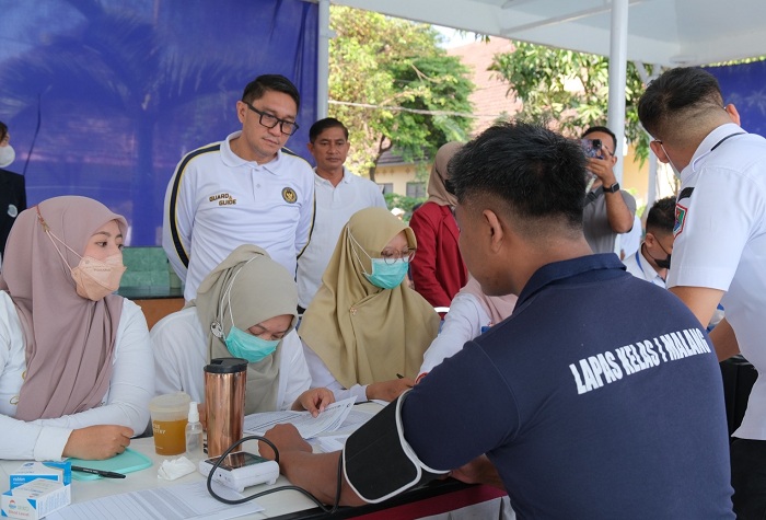 Warga Binaan Lapas Malang Jalani Pemeriksaan Hepatitis hingga Cek Kesehatan