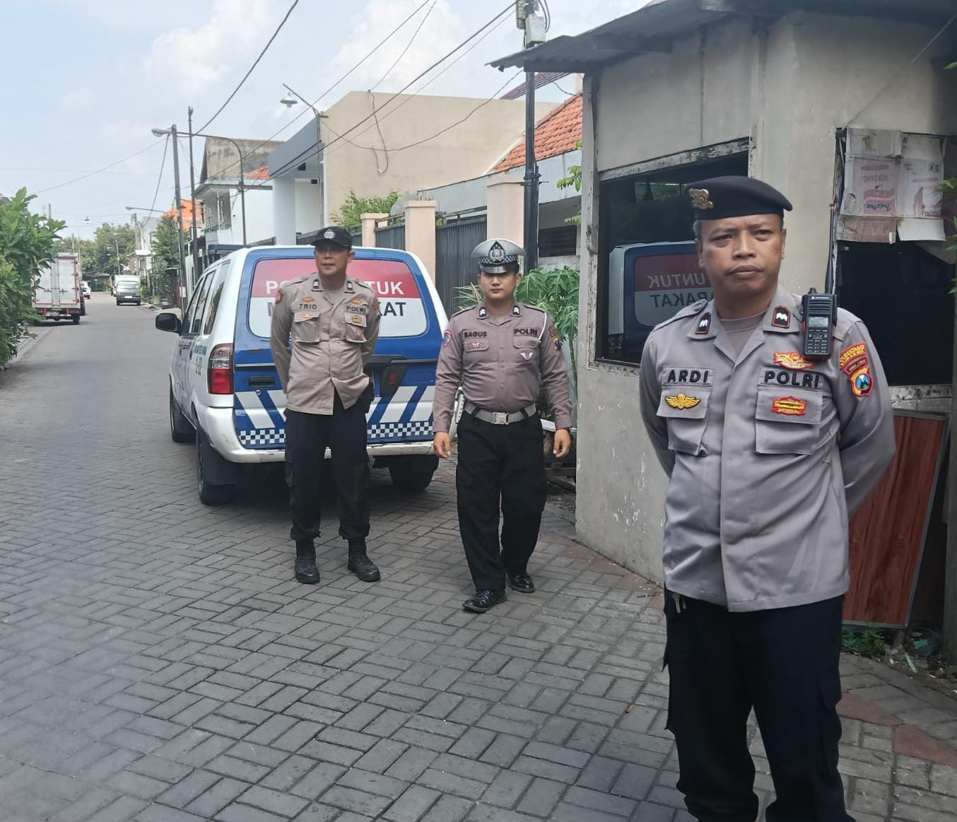 Polsek Sawahan Intensifkan Patroli Permukiman, Antisipasi Kejahatan Jalanan