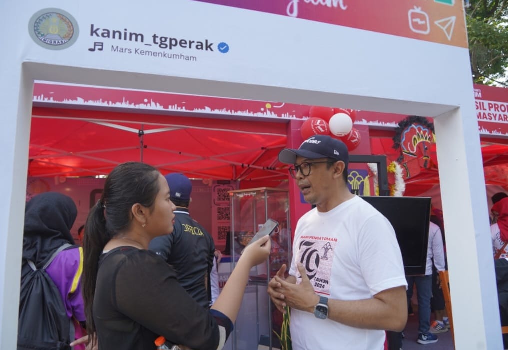 Sambut Hari Bhakti Pengayoman ke-79, Imigrasi Tanjung Perak Hadir di CFD Taman Bungkul