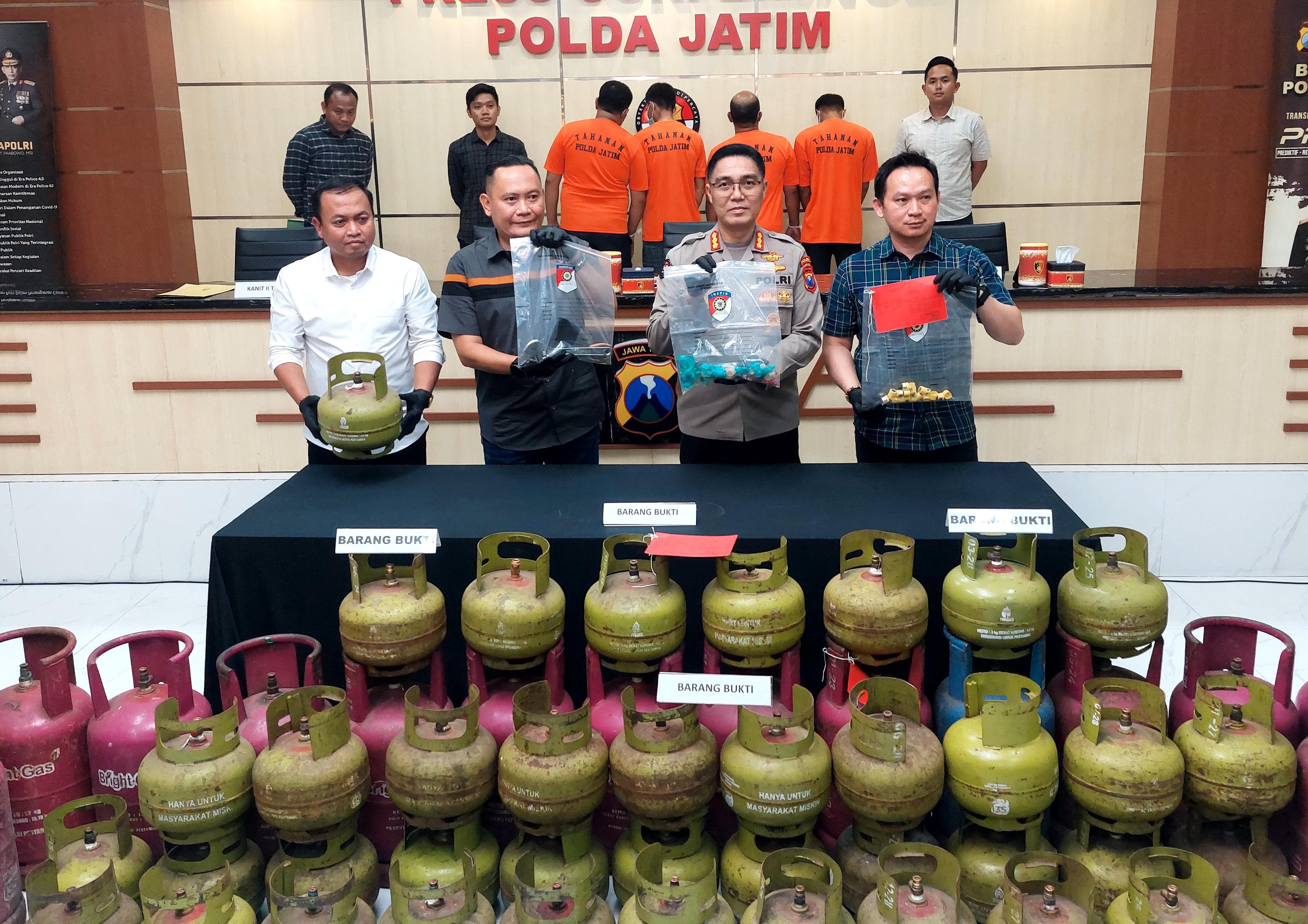 Pelaku Pengoplosan Elpiji Bersubsidi Asal Malang Belajar Otodidak