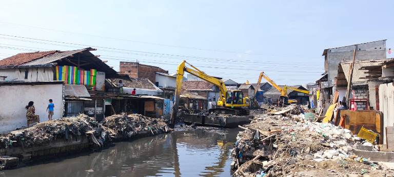 Normalisasi Sungai Kalianak Terus Digarap, Warga Berharap Pinggiran Sungai Diperindah