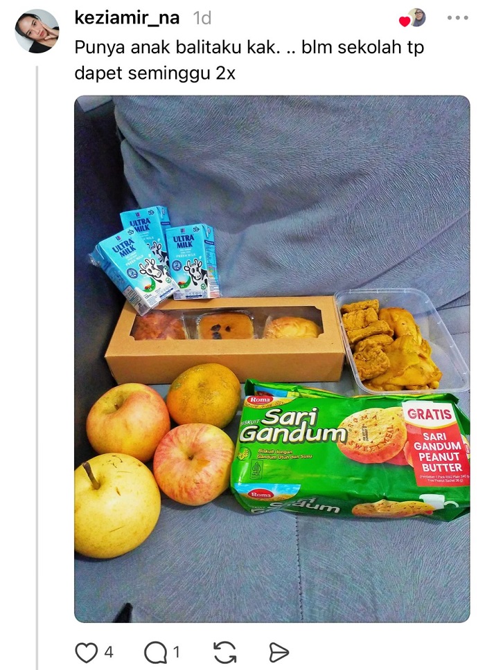 Bahagianya Para Ibu Terima MBG Spesial Ramadan: Berasa Dapat Parsel Lebaran