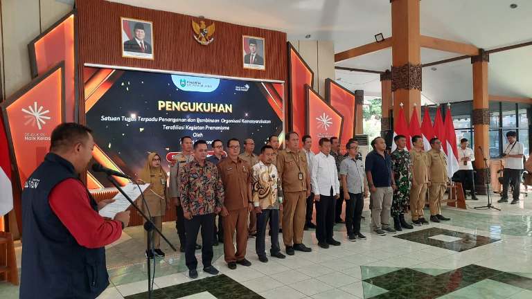 Pemkab Situbondo Kukuhkan Satgas Anti Premanisme untuk Jaga Kondusivitas Daerah