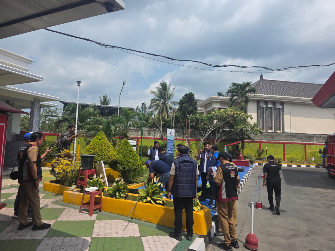 Sidak SPBU, Satreskrim Polres Blitar Pastikan Stok BBM Aman dan Kondusif