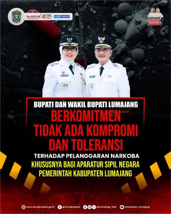 ASN Terlibat Narkoba, Bupati Lumajang Tegaskan Sanksi Hingga Pemberhentian