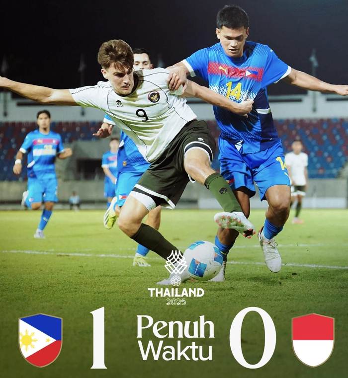 Garuda Muda Dipaksa Tunduk 1-0 oleh Filipina U-23 pada Pembuka SEA Games 2025