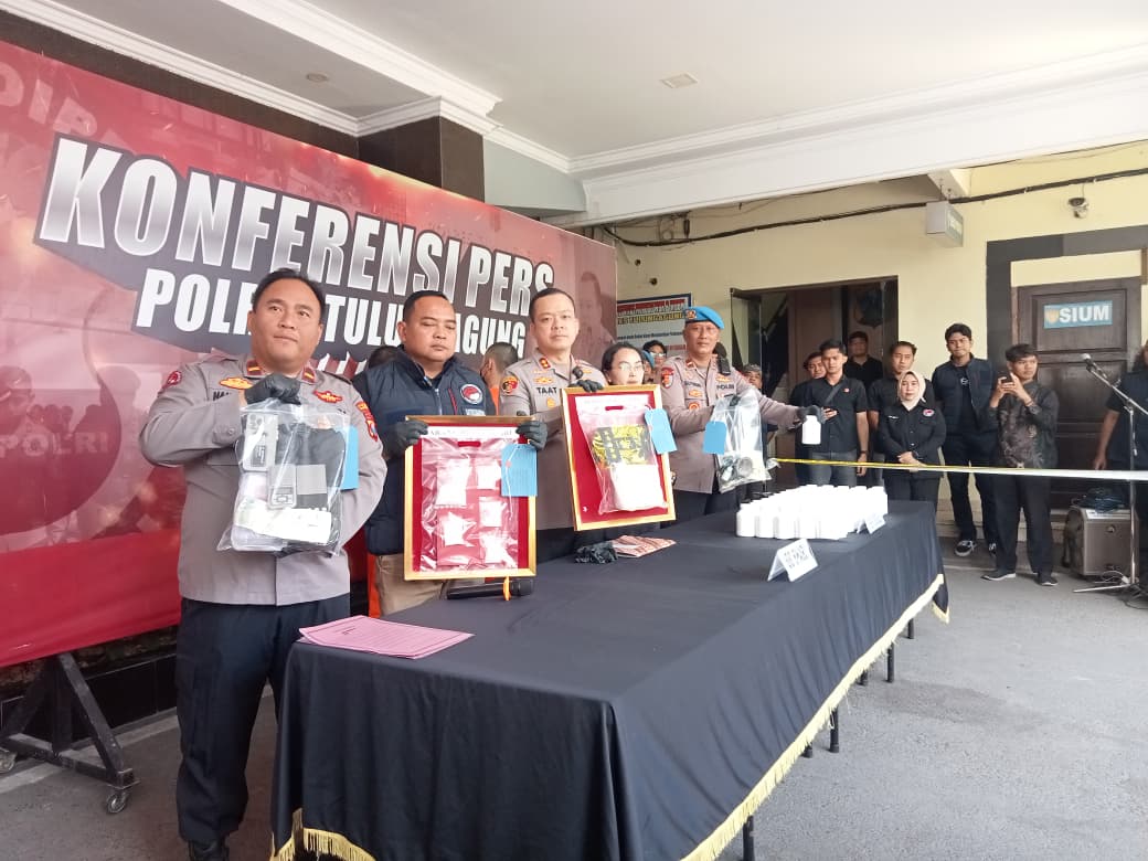 Polres Tulungagung Ungkap Peredaran Sabu Antar Negara