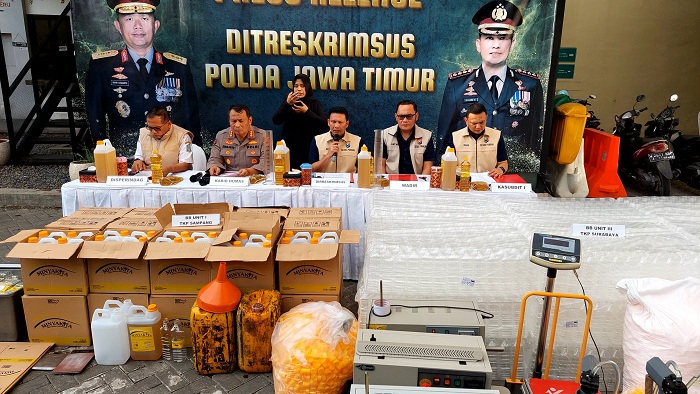 Polda Jatim Bongkar Praktik Pemalsuan MinyaKita, Sita 14 Ton dari Gudang di Sampang dan Surabaya