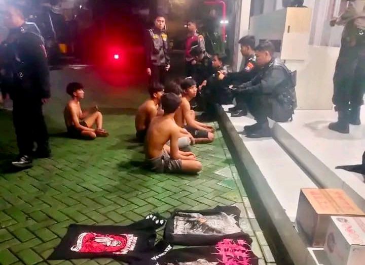 Efek Jera Tawuran Bersajam di Jalan Kemayoran, 7 Pemuda Kena Tipiring