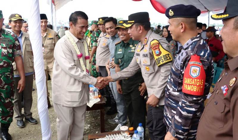 Dampingi Kunjungan Menpan, Kapolres Bangkalan Apresiasi Program PAT Dukung Swasembada Pangan Nasional