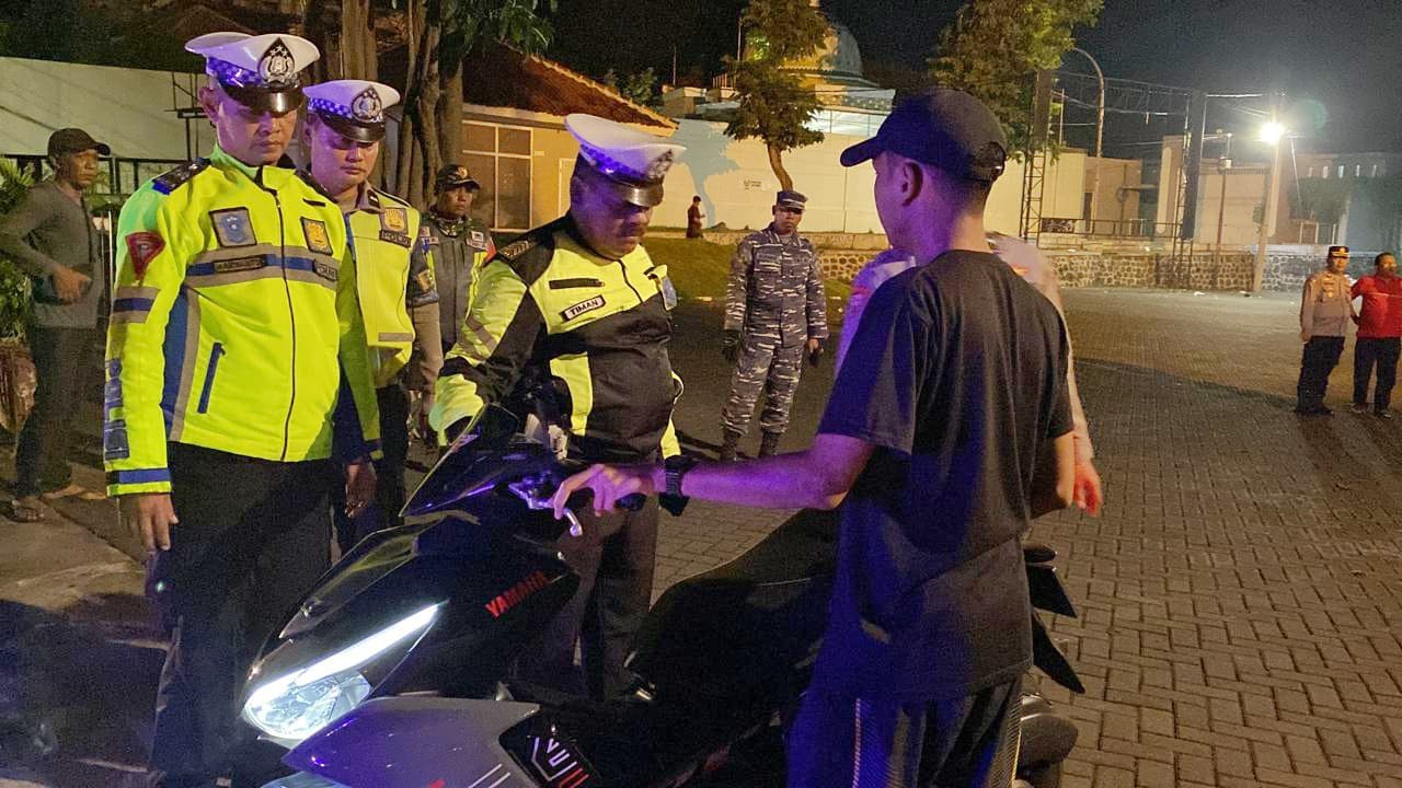 Cipkon Harkamtibmas; Polresta Banyuwangi Gelar Patroli Skala Besar Antisipasi Balap Liar
