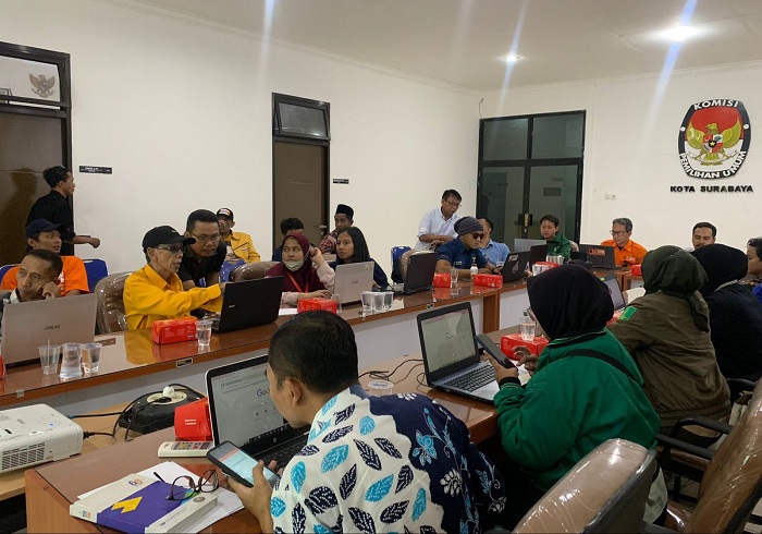  KPU Surabaya Ingatkan Parpol Peserta Pemilu Segera Daftarkan Pelaksana dan Tim Kampanye