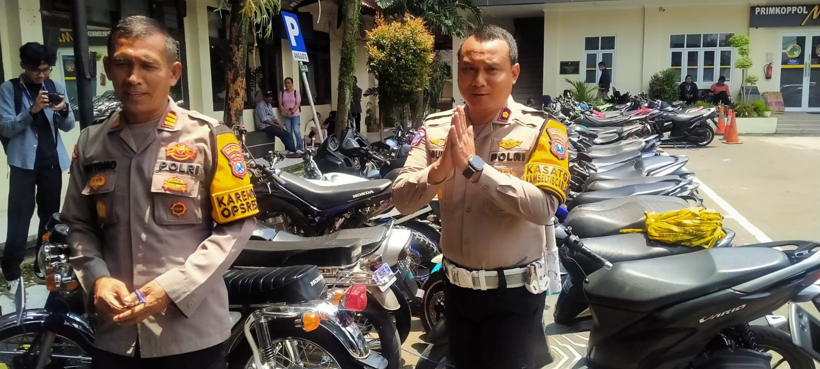 Dua Hari Puasa, Ratusan Motor Digaruk Polisi Kota Malang