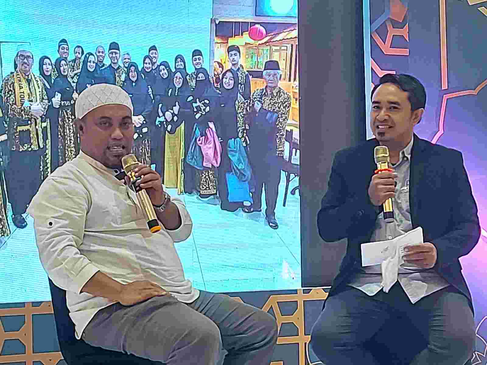 Talk Show Pameran Memorandum Umrah Holiday Expo 2023, Edukasi Jamaah Pemula harus Sesuaikan Budget 