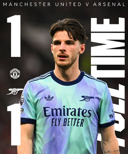 Main Imbang, 1-1 dengan Manchester United, Arteta Menolak Menyerah dalam Perburuan Gelar