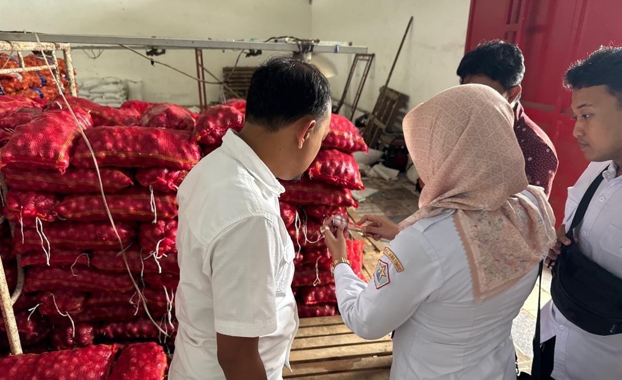 Satgas Pangan Polresta Malang Kota Amankan Importir Bawang Bombai Tak Sesuai Standar