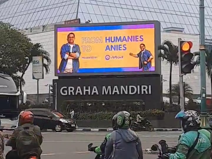 Respon Capres Anies Terkait Iklan Videotron Kampanyenya yang Diturunkan