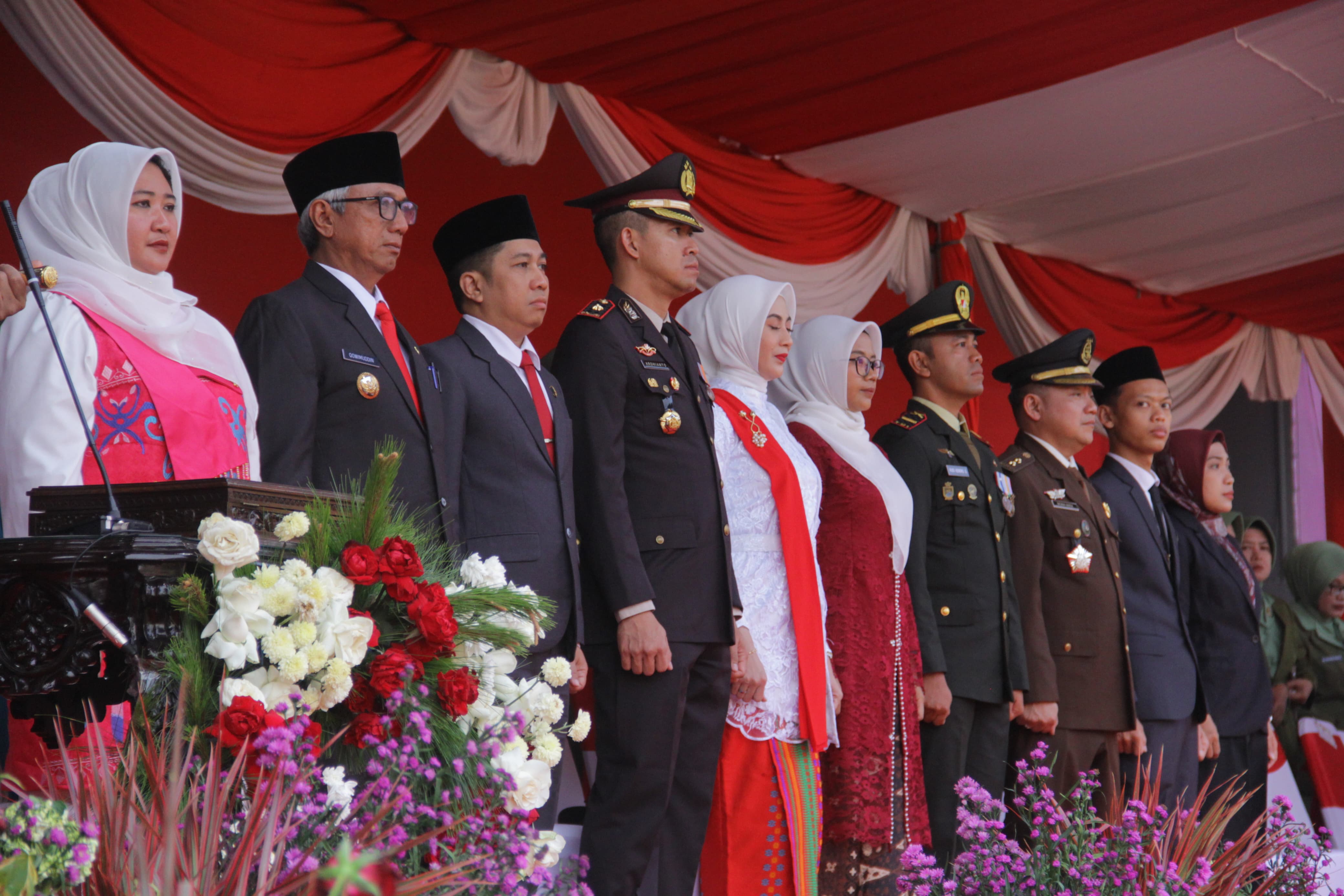 Peringatan HUT ke-80 RI di Kota Kediri Berlangsung Khidmat