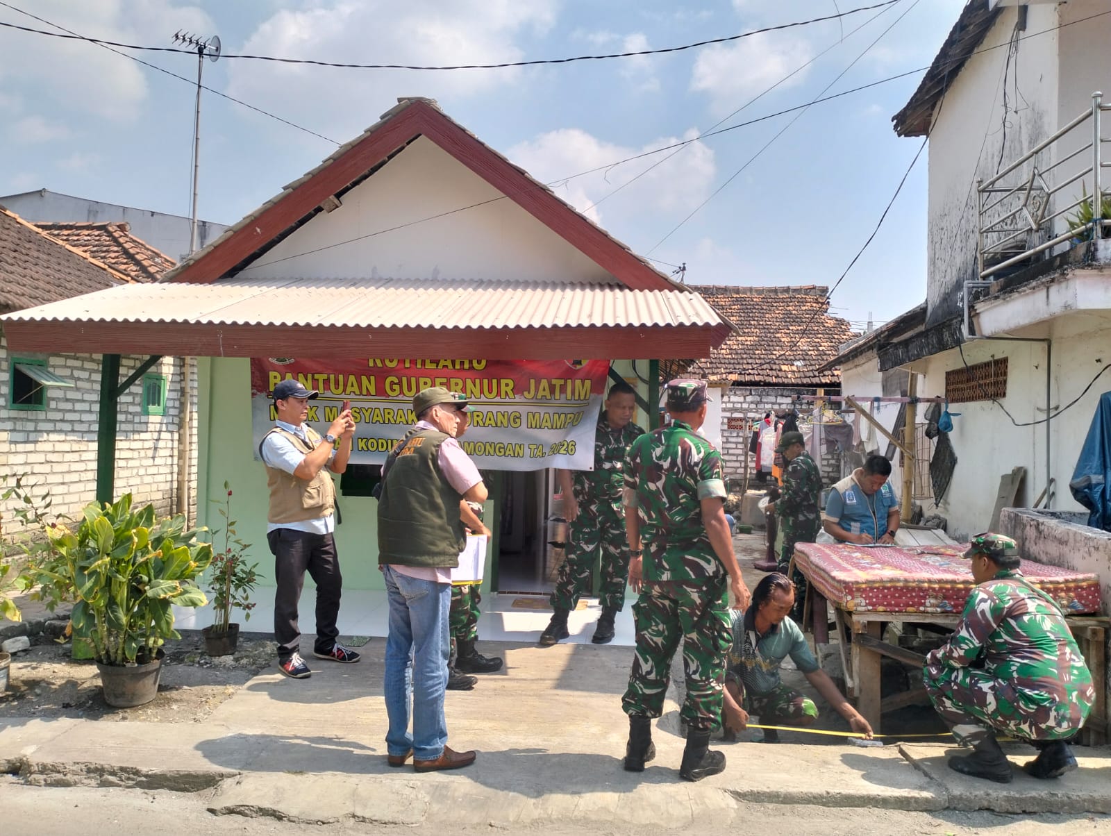 Kasdim Lamongan Turun Langsung Pantau 5 Rutilahu di Paciran-Brondong