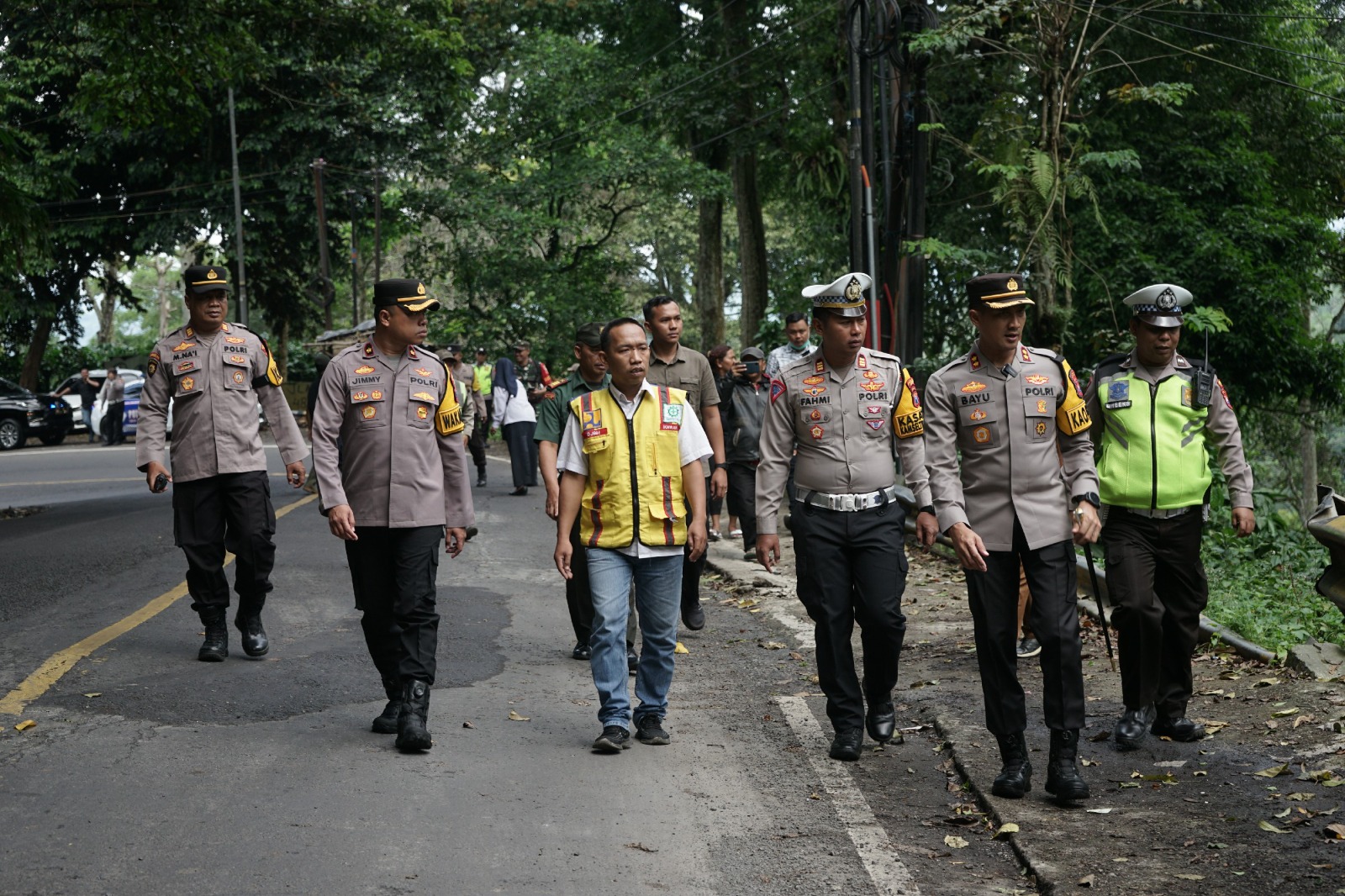 Pastikan Nataru Aman dan Lancar, Polres Jember Petakan Jalur Rawan