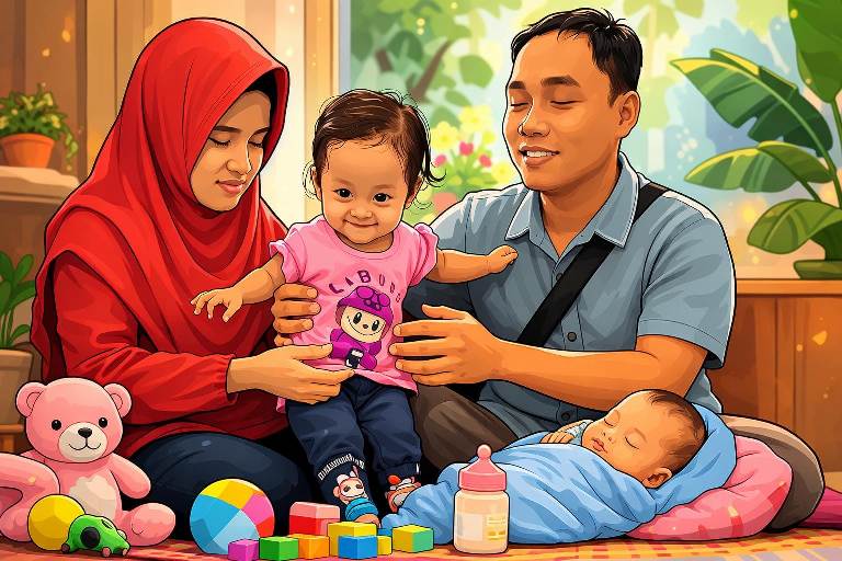 Cinta Tak Butuh Netra, Pasangan Tunanetra di Jember Mandiri Merawat Tiga Anak