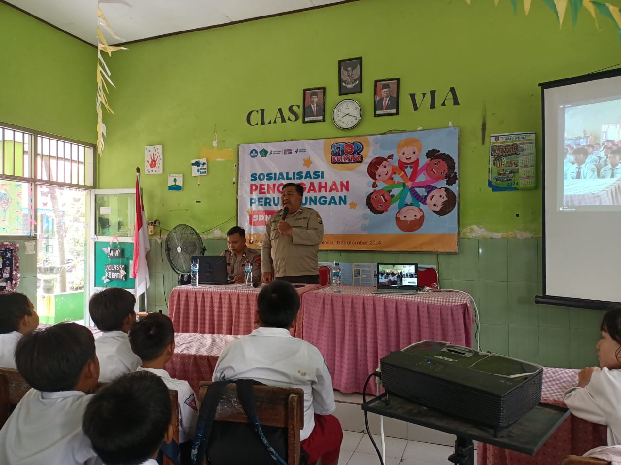 Cegah Perundungan, Polisi Edukasi Pelajar SD Bulang Prambon