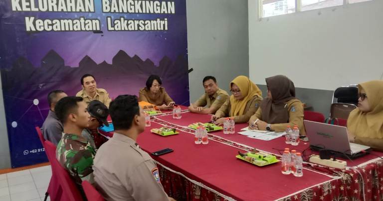 Polsek Lakarsantri Rapat Koordinasi Sengketa Tanah Aset Pemkot Surabaya di Bangkingan