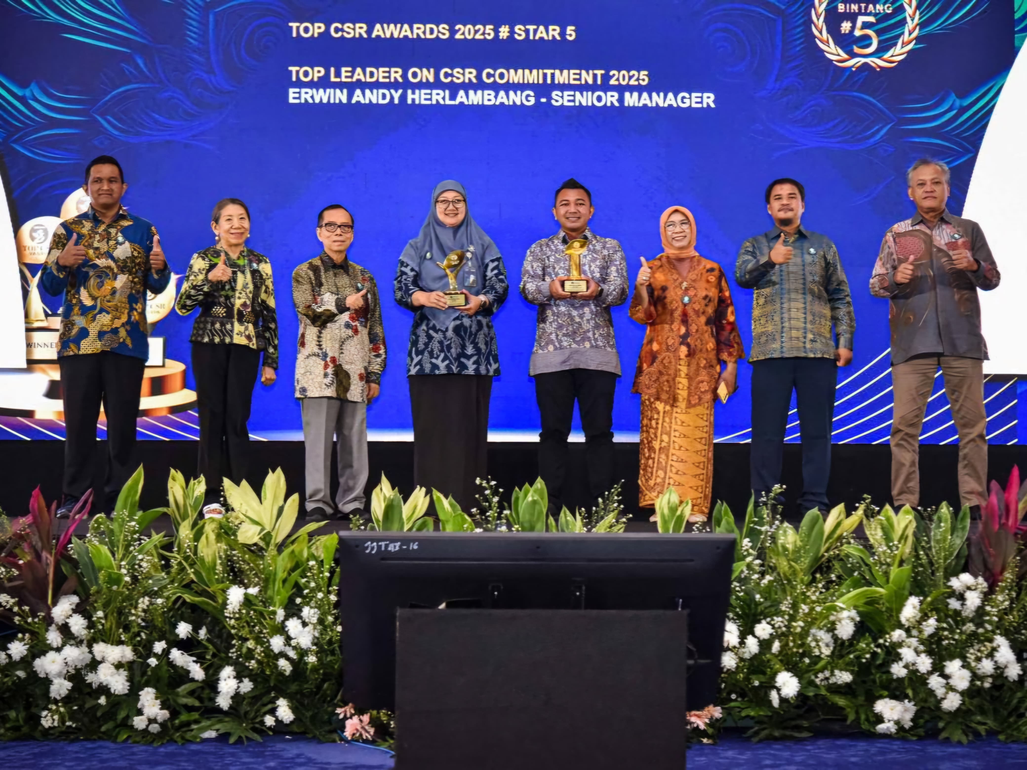 PLN Indonesia Power UBP Grati Raih Dua Penghargaan Bergengsi di TOP CSR Awards 2025